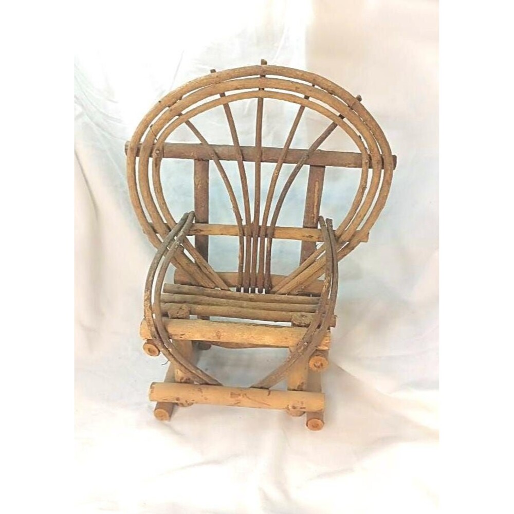 Vintage Bent Twig Doll Chair or Plant Stand